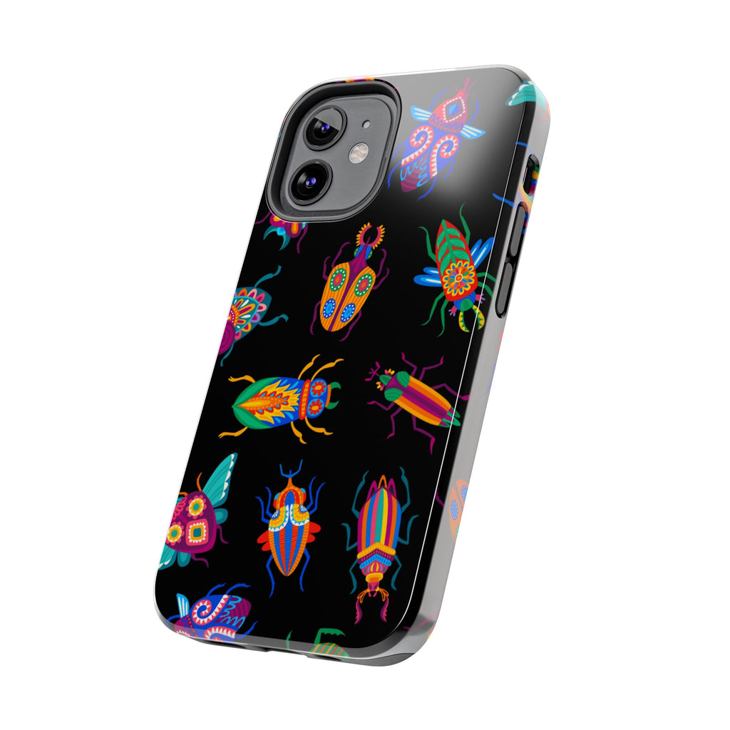 Phone Case | Neon Beetle Pattern Tough Protective Cover