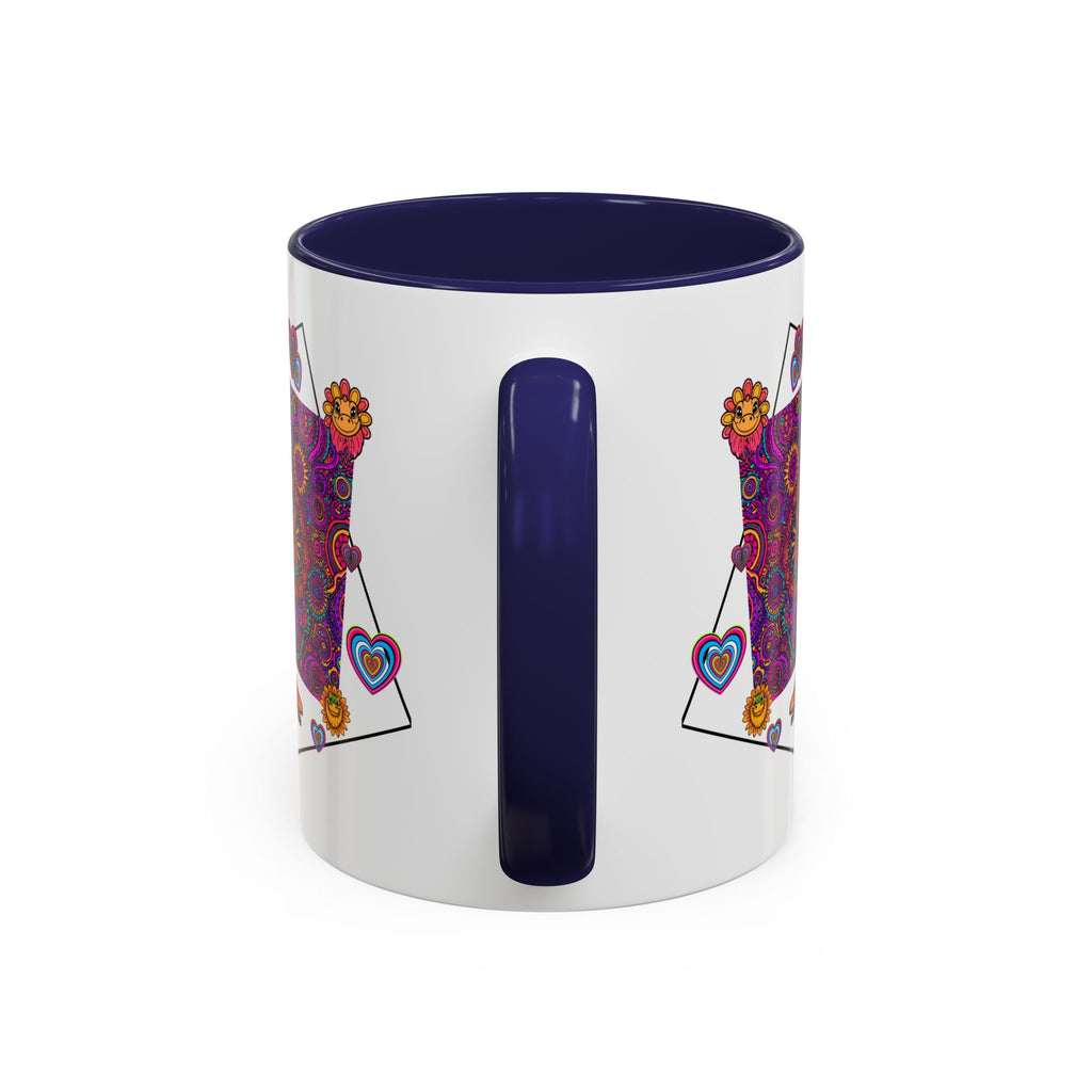Coffee Mug | Psychedelic Lizards Accent Ceramic Mug