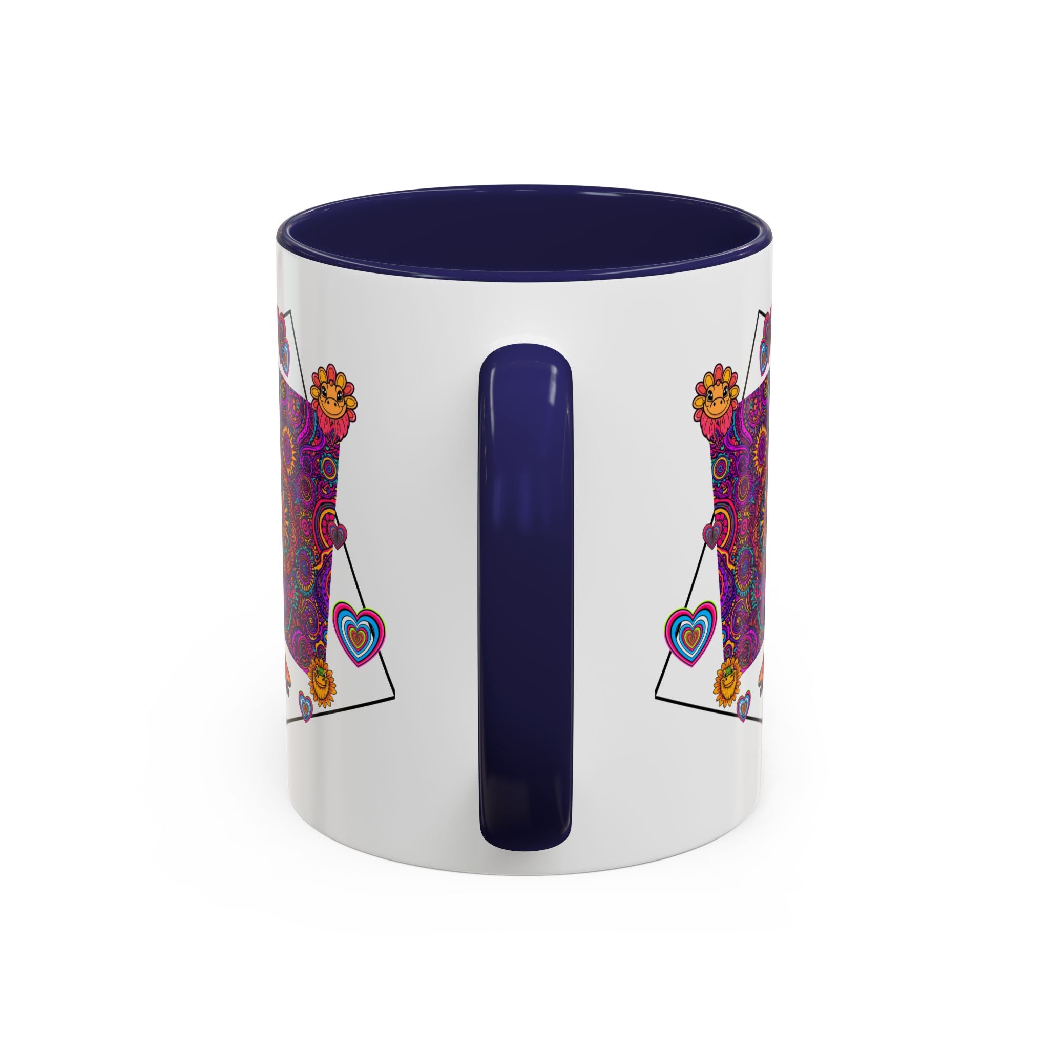 Coffee Mug | Psychedelic Lizards Accent Ceramic Mug