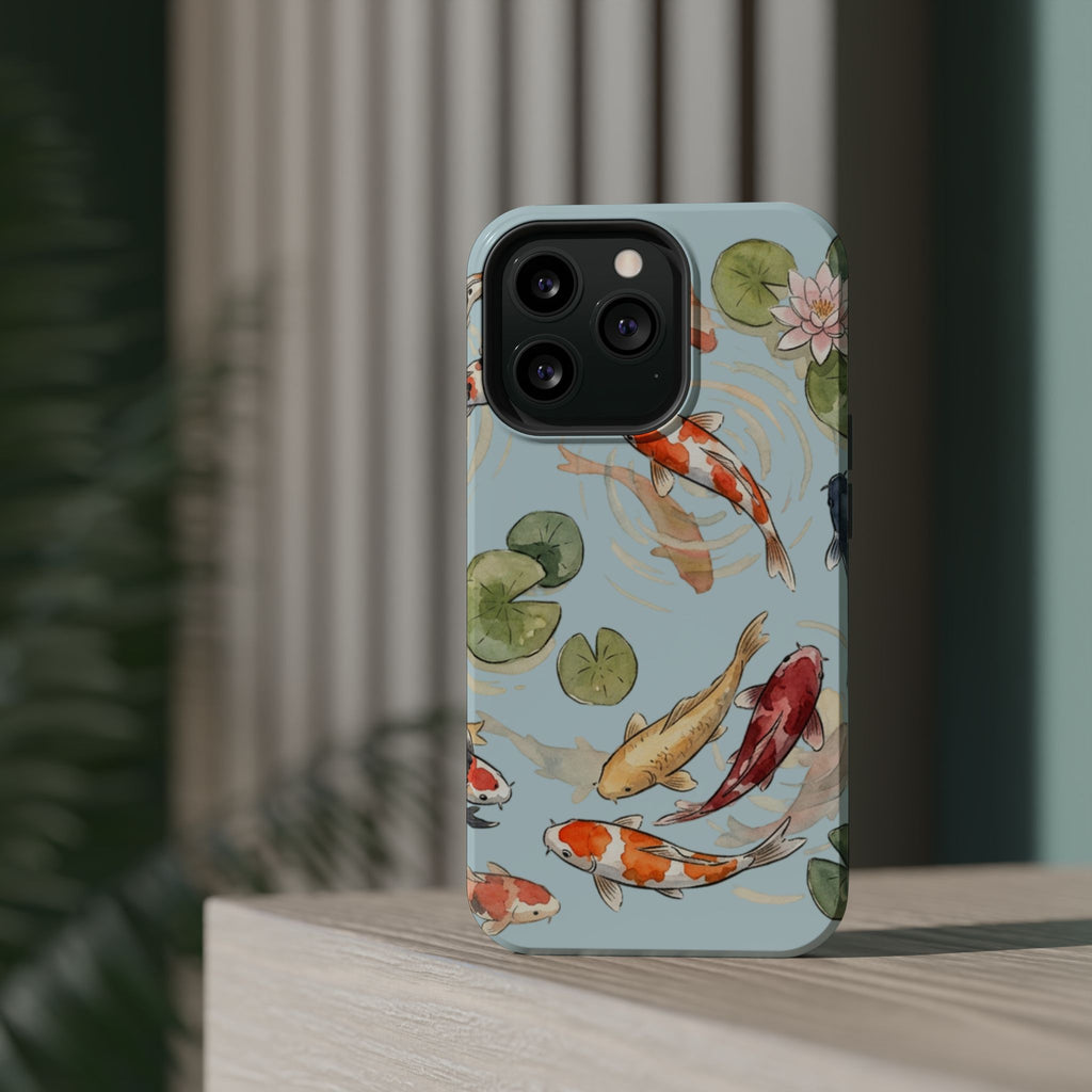 Phone Case | Koi Pond Magnetic Impact-Resistant Phone Cover