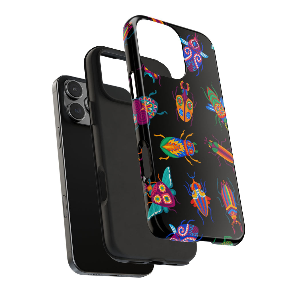 Phone Case | Neon Beetle Pattern Tough Protective Cover