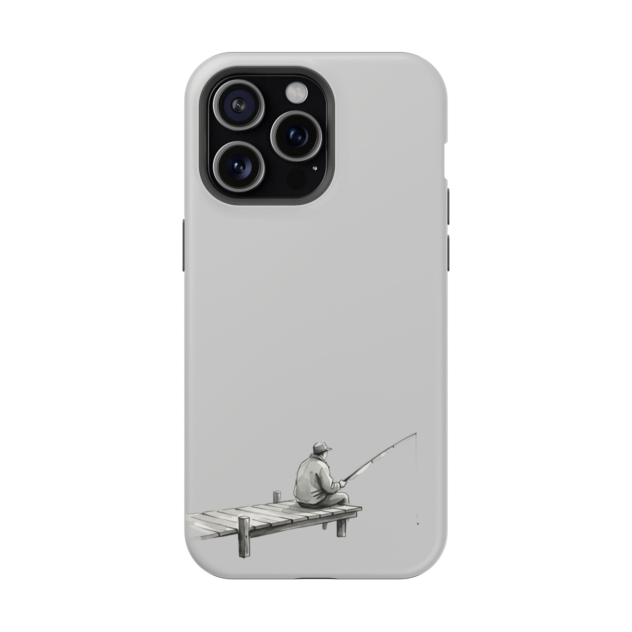 Phone Case | Fishing Dock Minimalist Magnetic Impact-Resistant Case