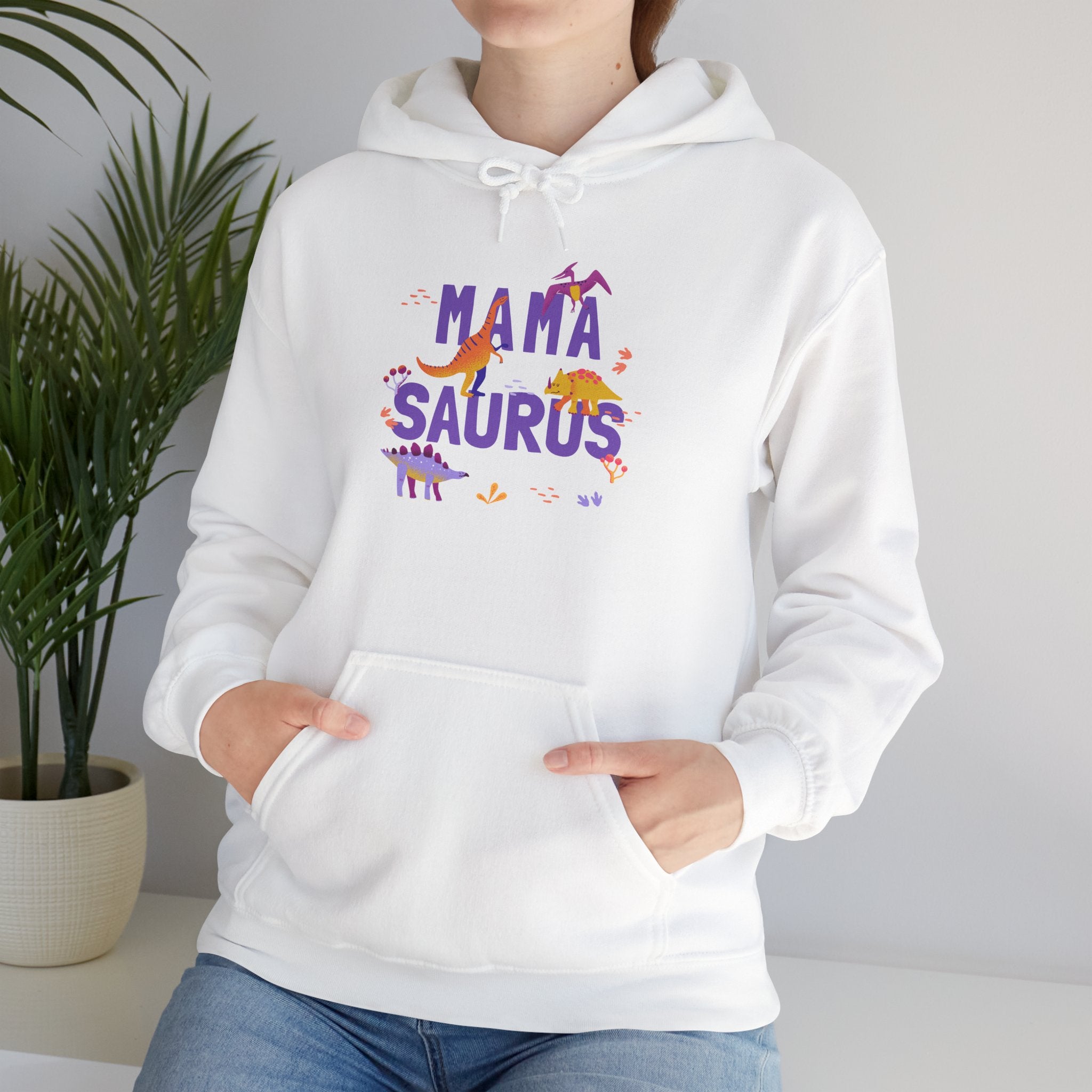 Hoodie | 'Mama Saurus' Graphic Sweatshirt