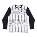 Monochrome Sketches Guitars Long Sleeve Shirt