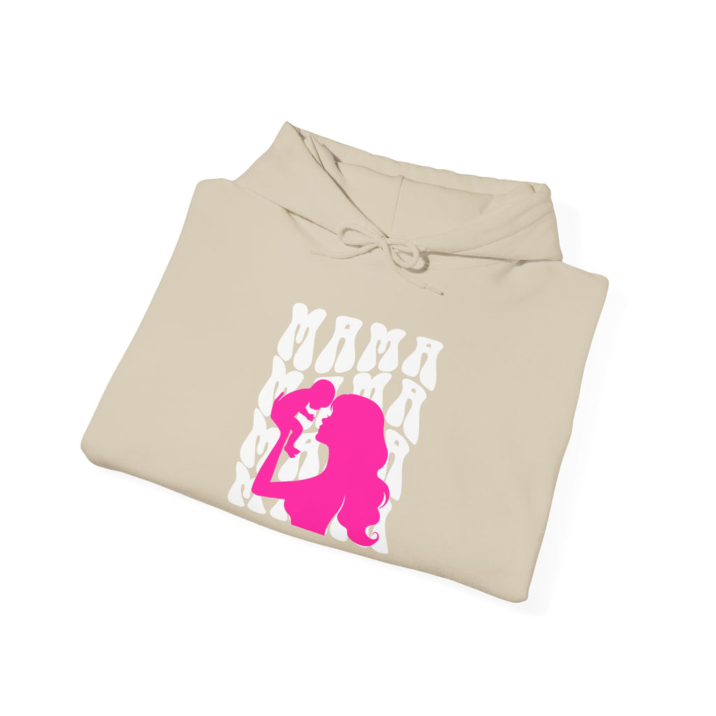 Hoodie | 'Mama' & Silhouette Pink Graphic