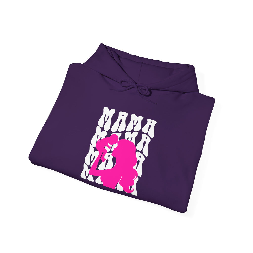 Hoodie | 'Mama' & Silhouette Pink Graphic