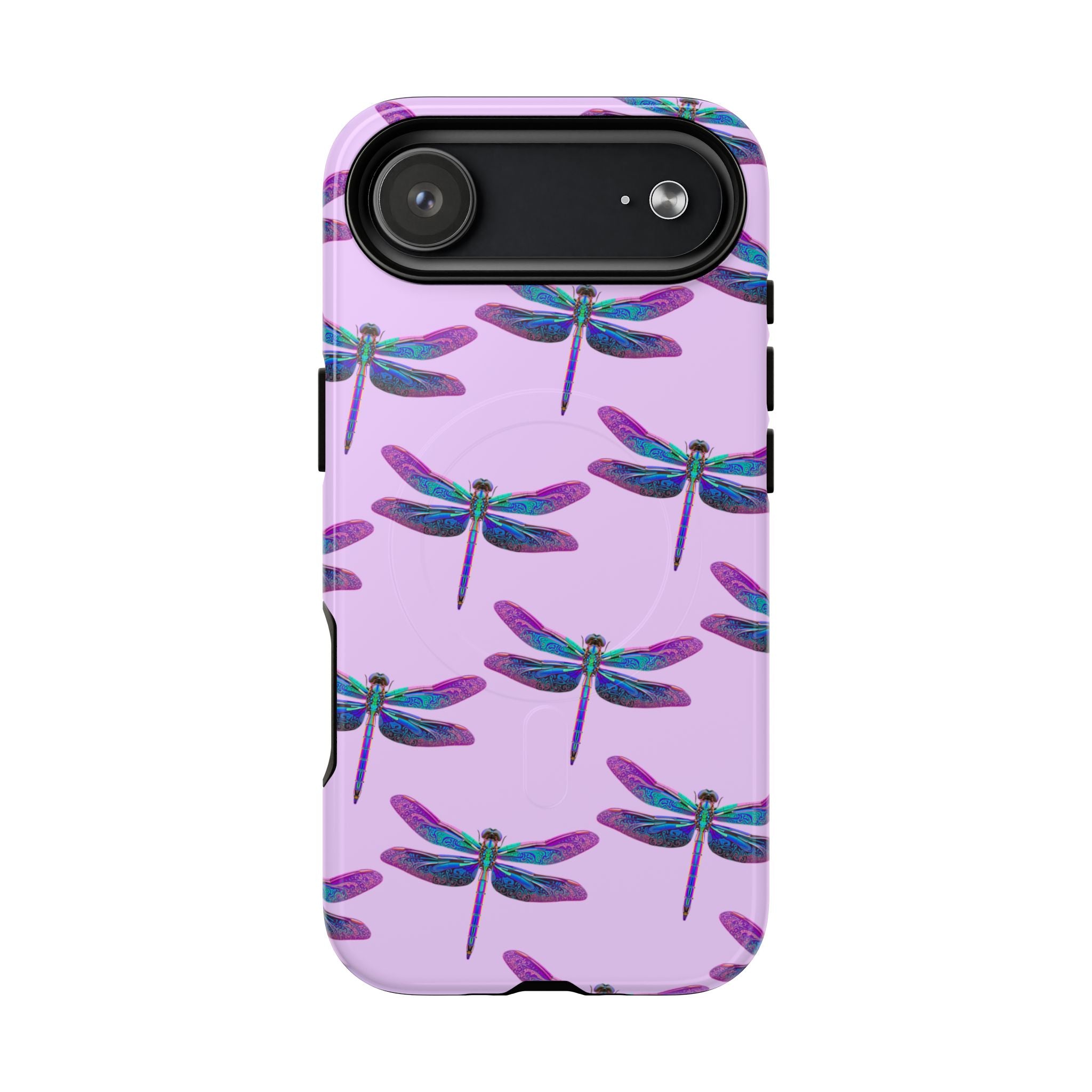 Phone Case | Blue Purple Dragonfly Tough Magnetic Case