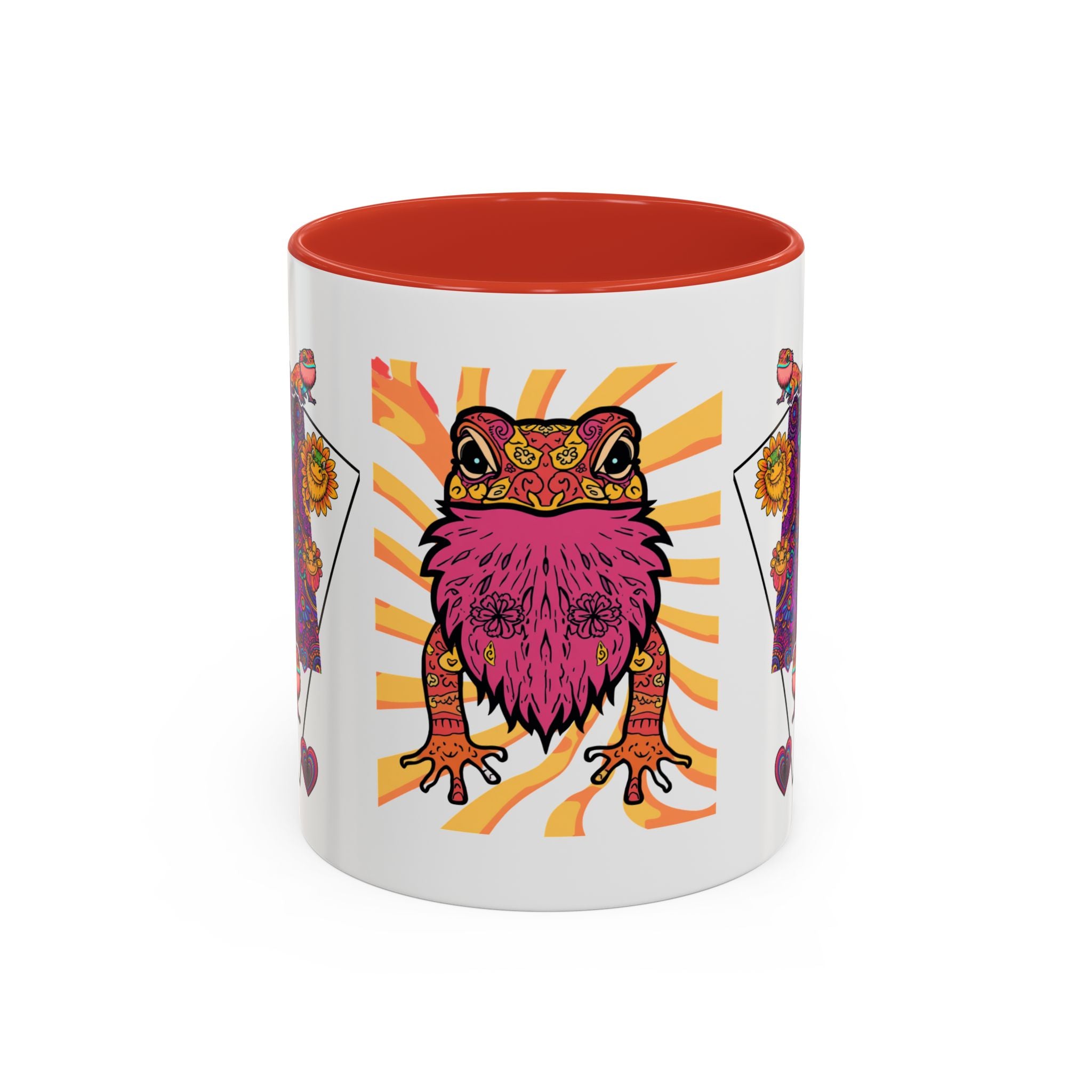 Coffee Mug | Psychedelic Lizards Accent Ceramic Mug