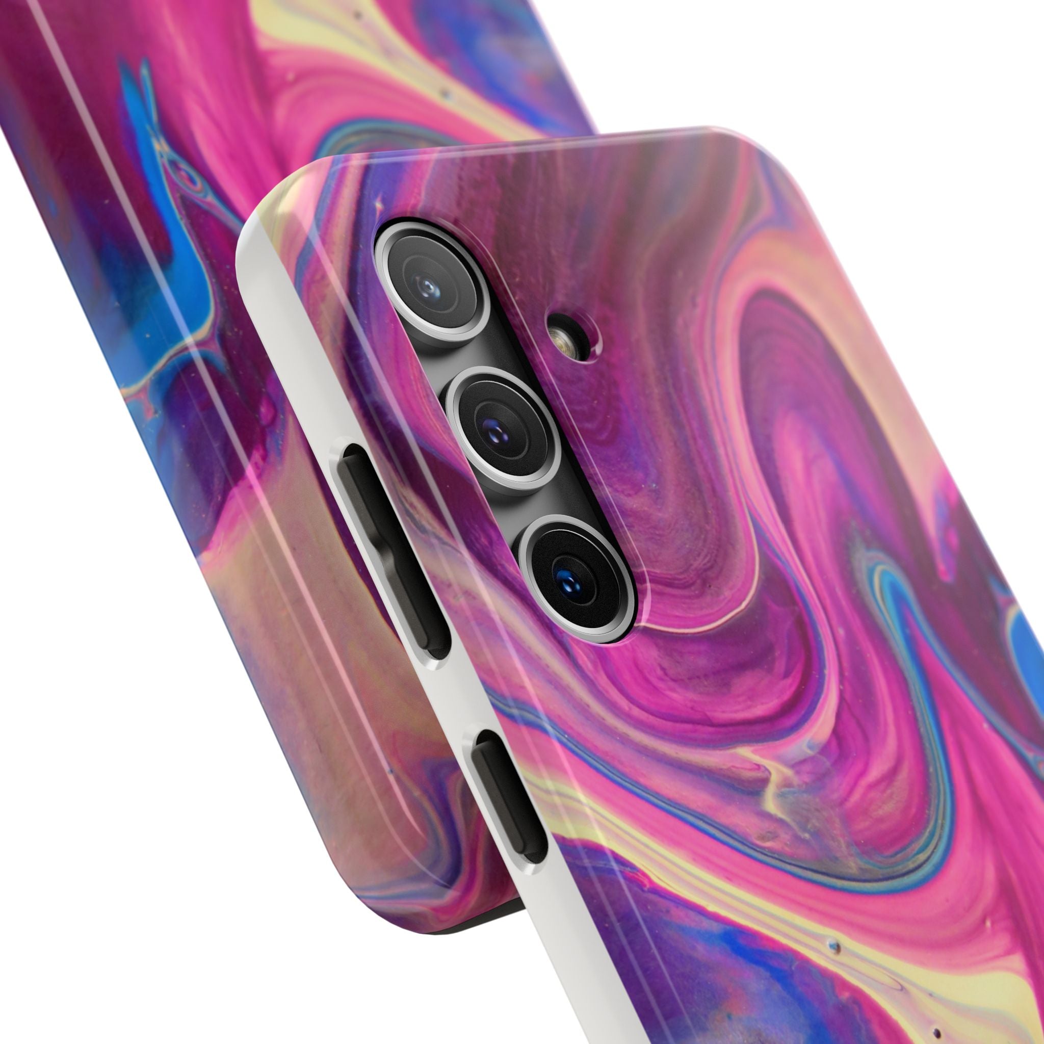 Phone Case | Protective Artistic Paint Pour Design
