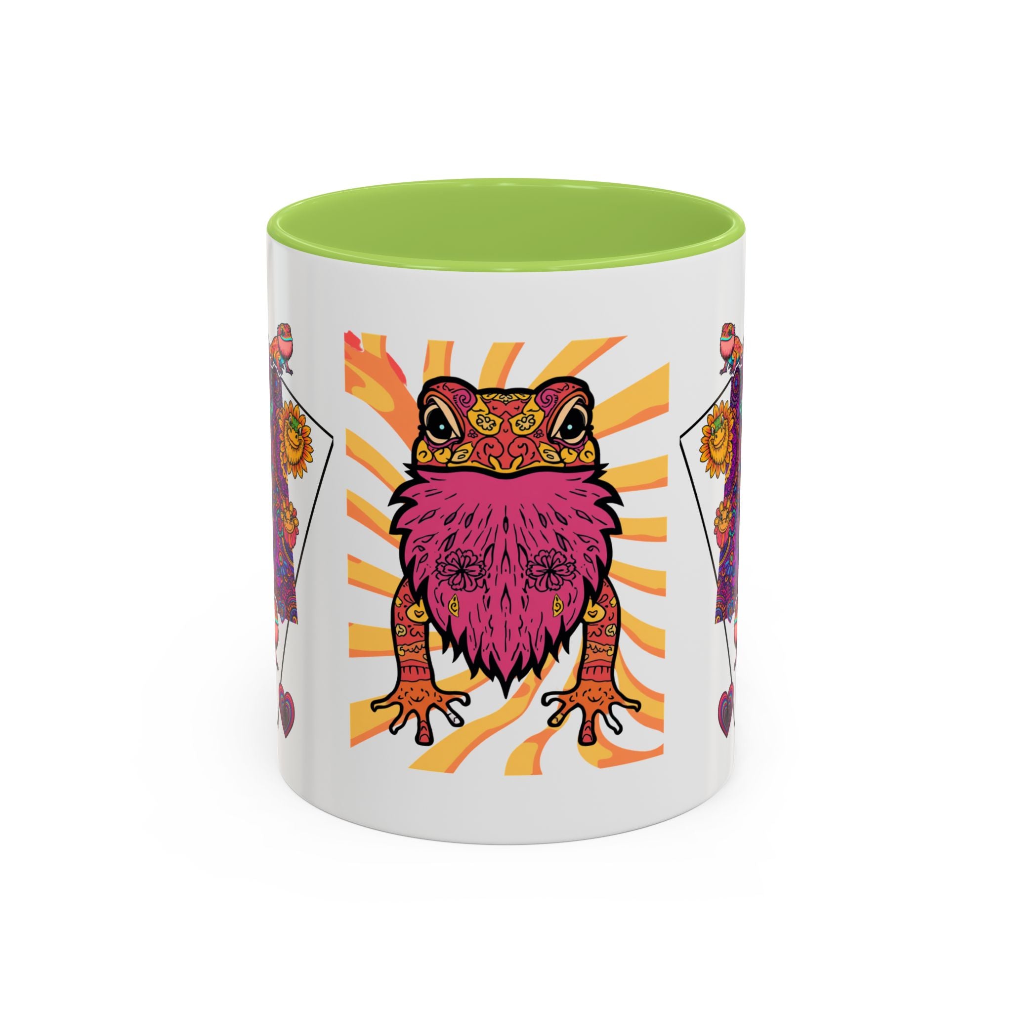 Coffee Mug | Psychedelic Lizards Accent Ceramic Mug