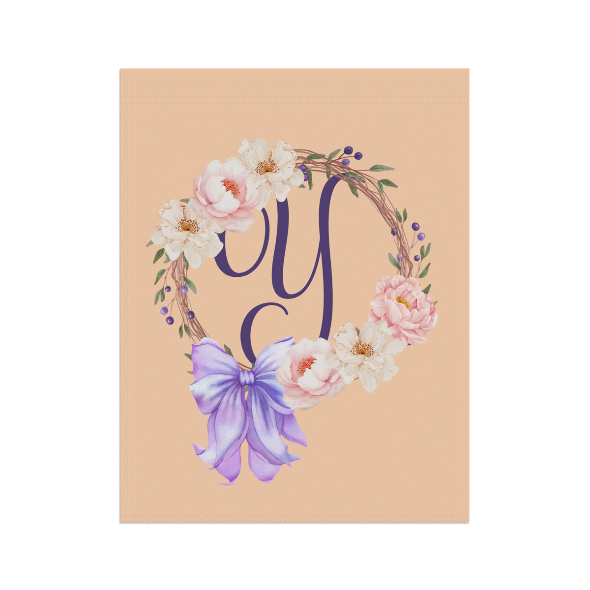 Monogram Y Garden Flag