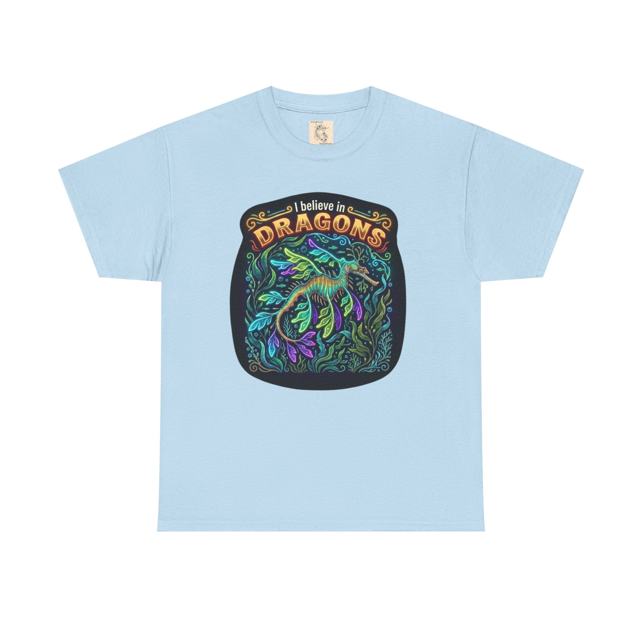 T-Shirt | 'I Believe in Dragons' Colorful Graphic Tee