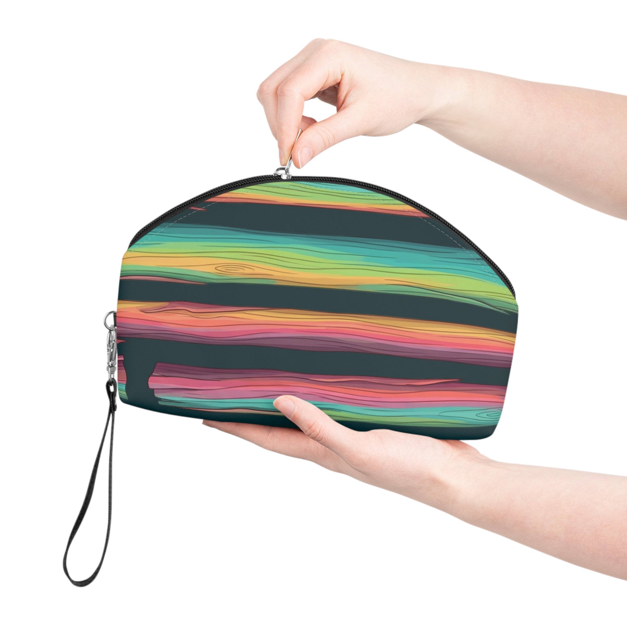 Cosmetic Pouch | Vibrant Brushstrokes Makeup Bag