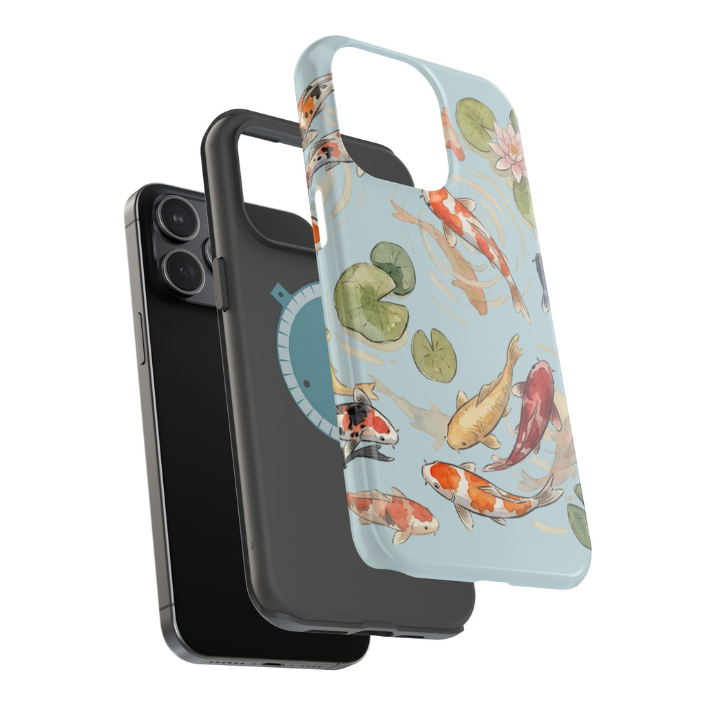 Phone Case | Koi Pond Magnetic Impact-Resistant Phone Cover