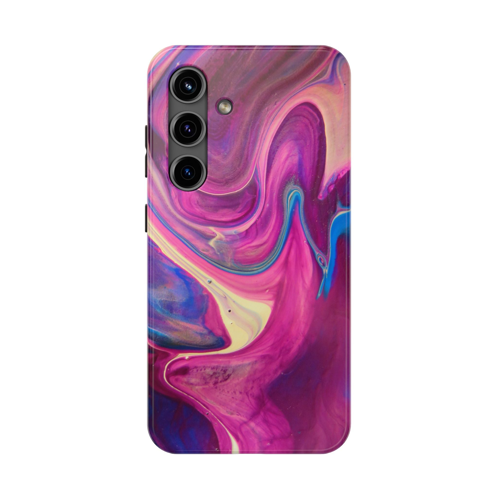 Phone Case | Protective Artistic Paint Pour Design
