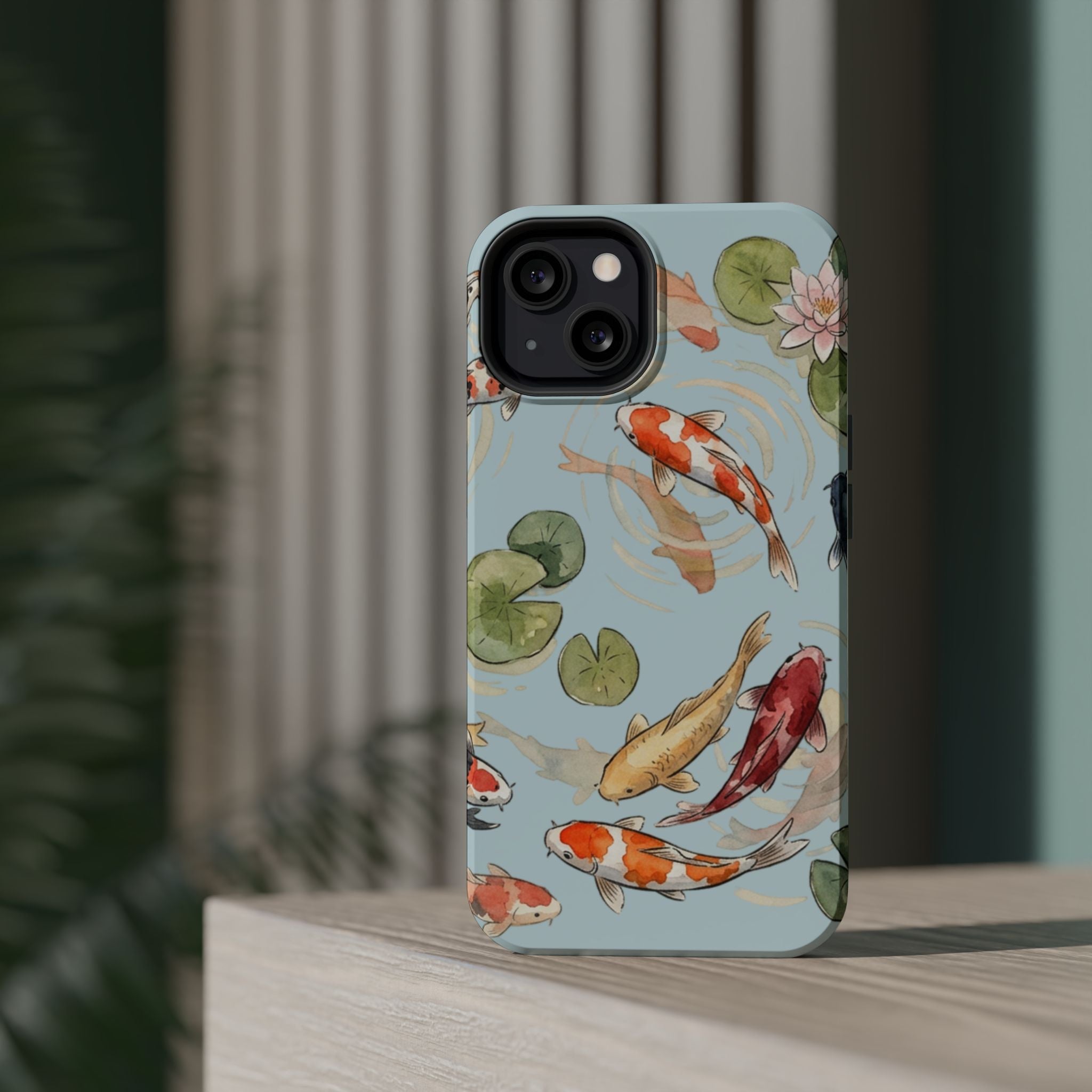 Phone Case | Koi Pond Magnetic Impact-Resistant Phone Cover