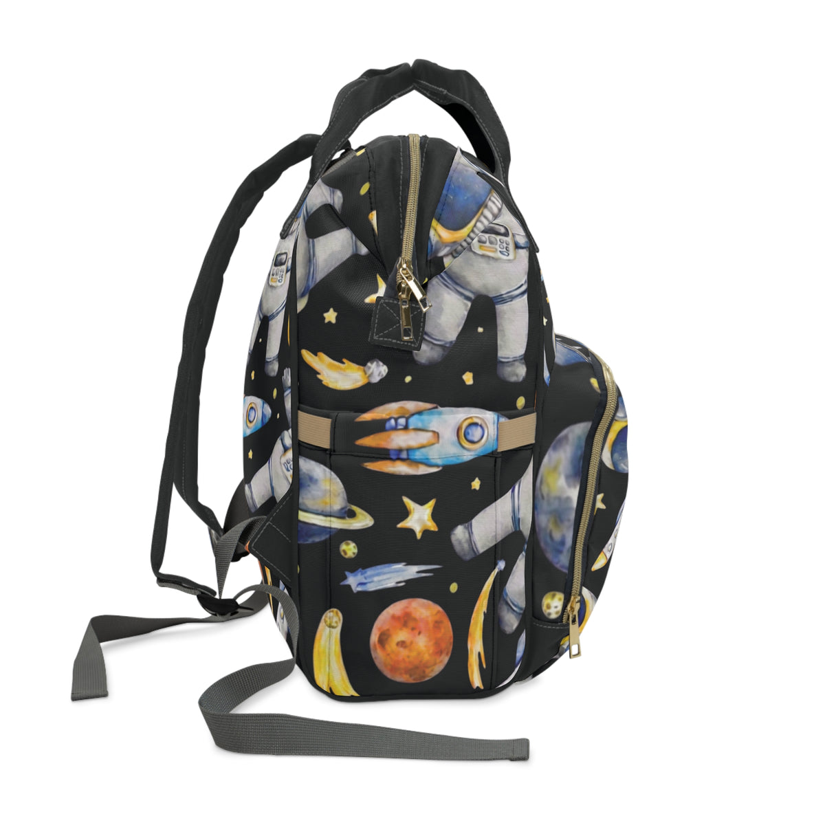 Diaper Backpack | Astronaut & Rocket Space Explorer Baby Bag