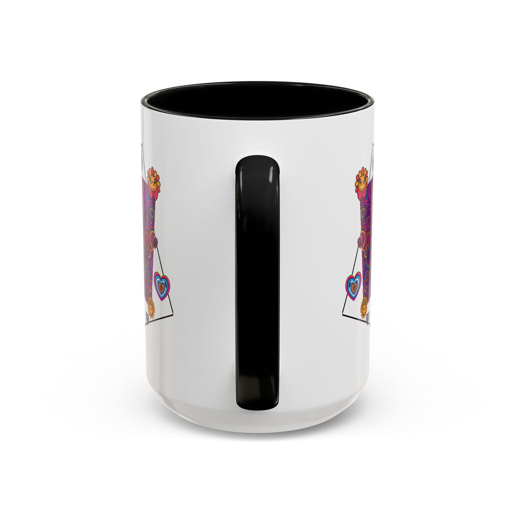 Coffee Mug | Psychedelic Lizards Accent Ceramic Mug