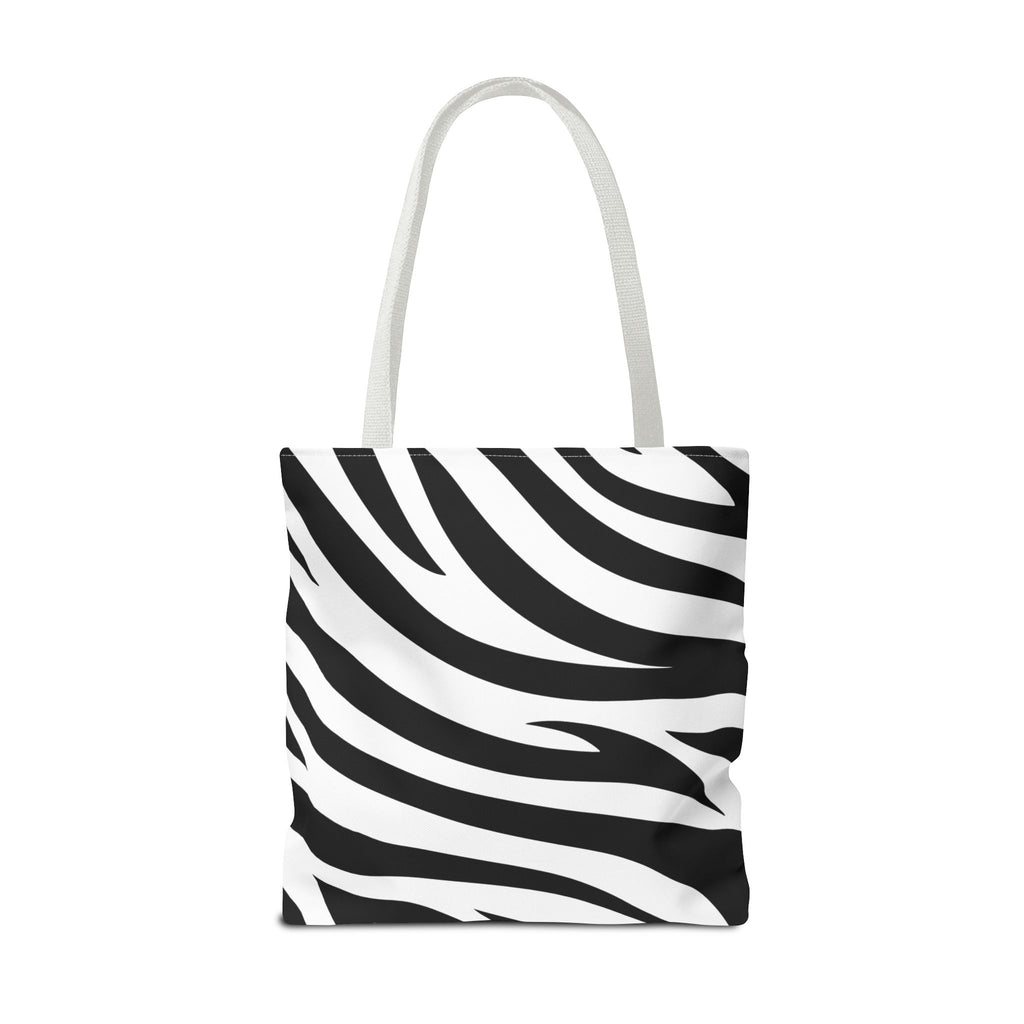 Tote Bag — Black & White Zebra Print  Fashion Tote