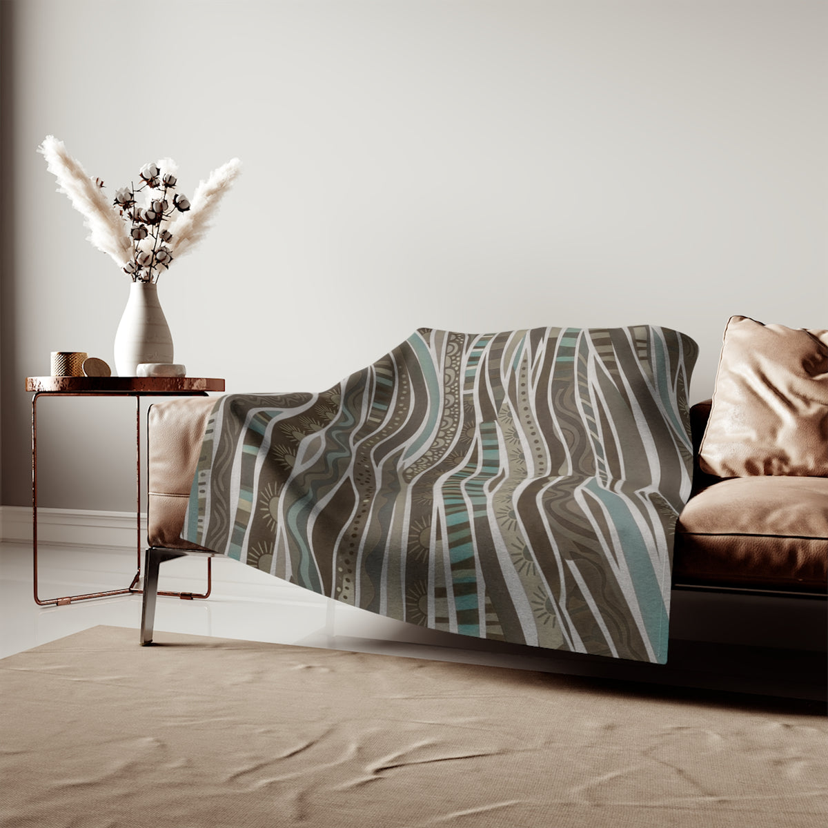 Coastal Waves Sweatshirt Blanket