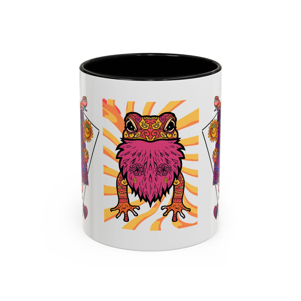 Coffee Mug | Psychedelic Lizards Accent Ceramic Mug