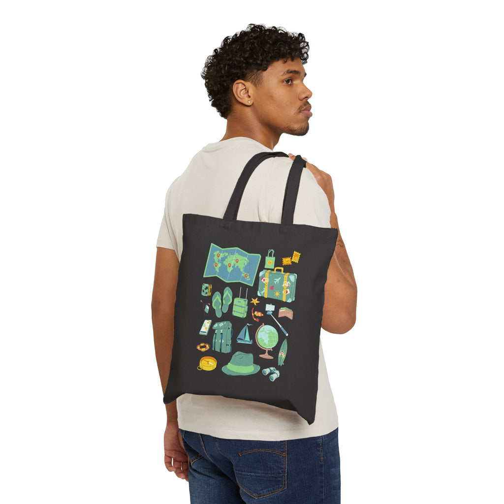 Tote Bag | Beach Vacation & Adventure Reusable Canvas Shopper