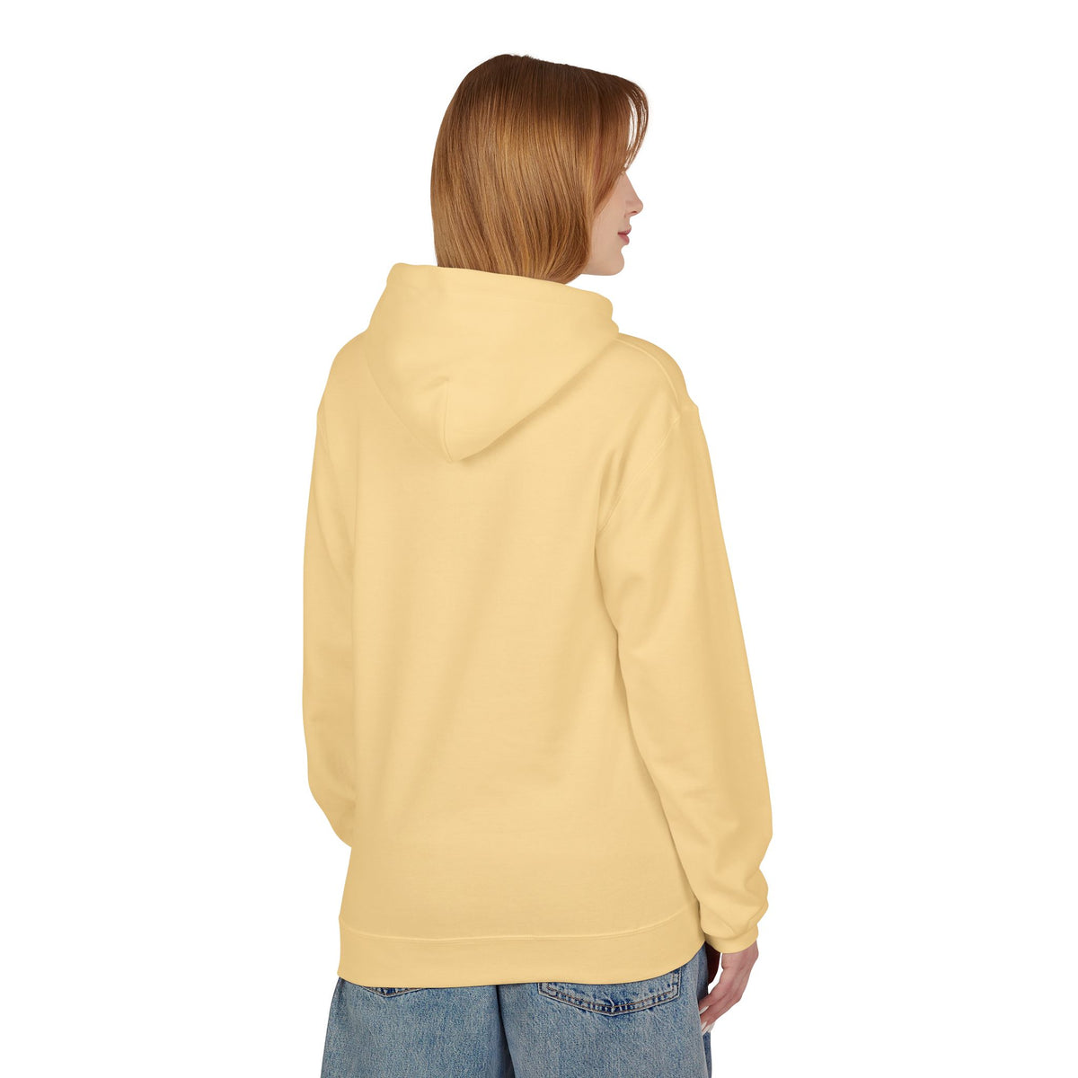 'Mom Life Hustle' Retro Hoodie | Delicate Line Illustration of a Mother & Baby