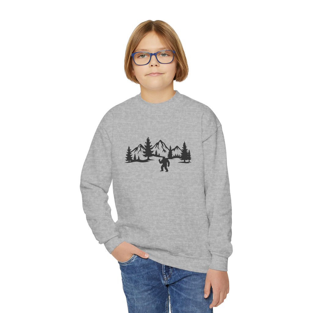 Thumbs Up Bigfoot Youth Sweatshirt