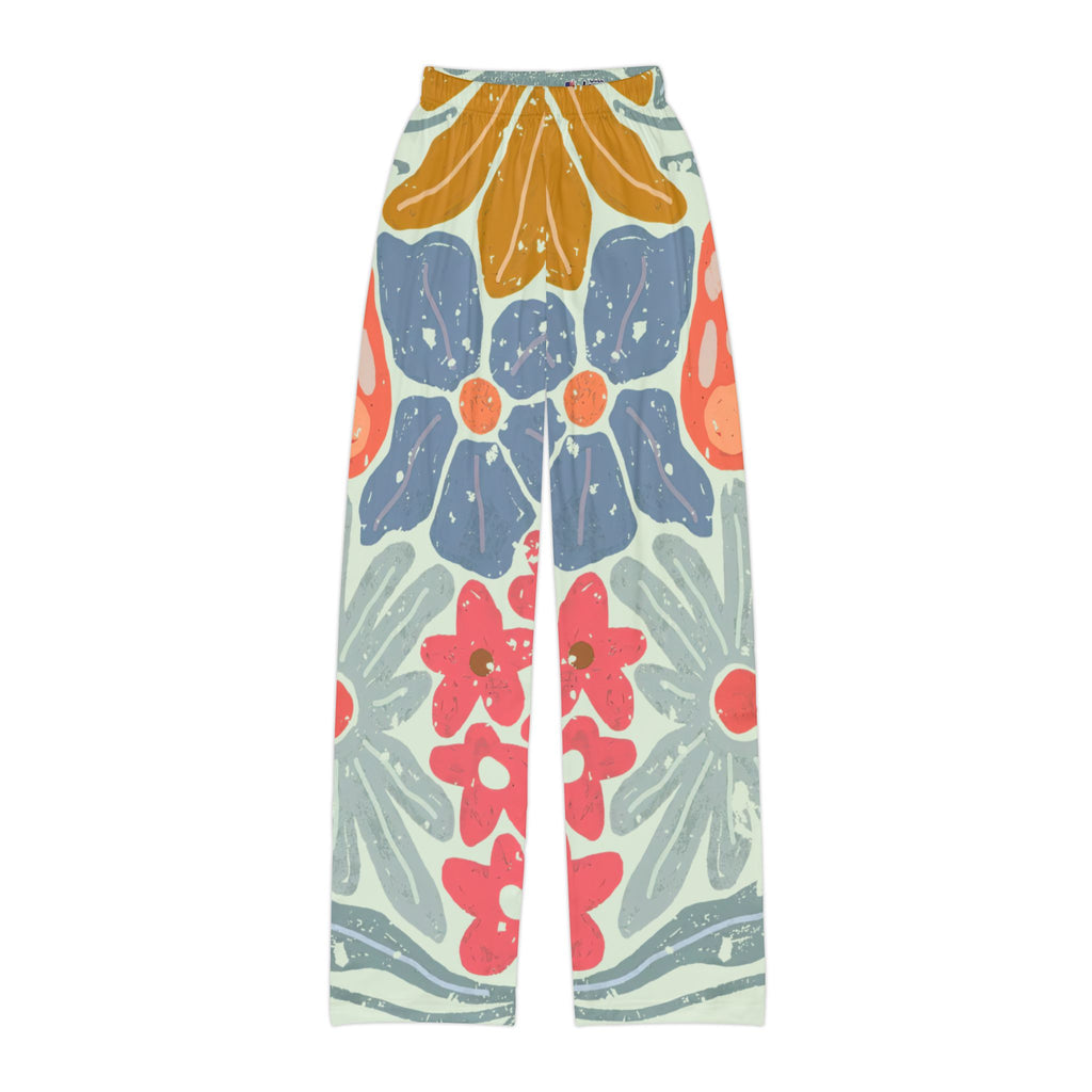Children & Youth Pajamas | Colorful Retro Flower Print Lounge Pants