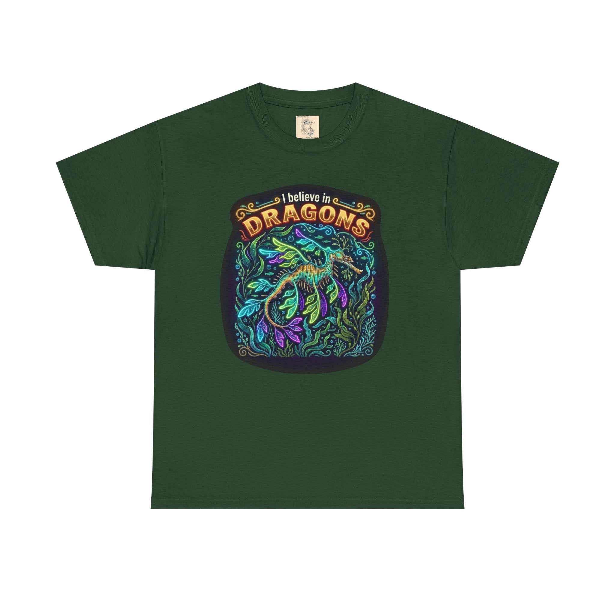 T-Shirt | 'I Believe in Dragons' Colorful Graphic Tee