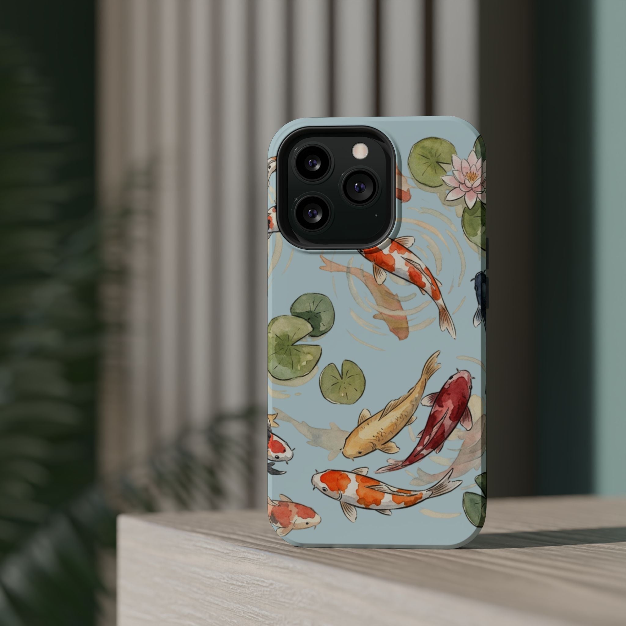 Phone Case | Koi Pond Magnetic Impact-Resistant Phone Cover