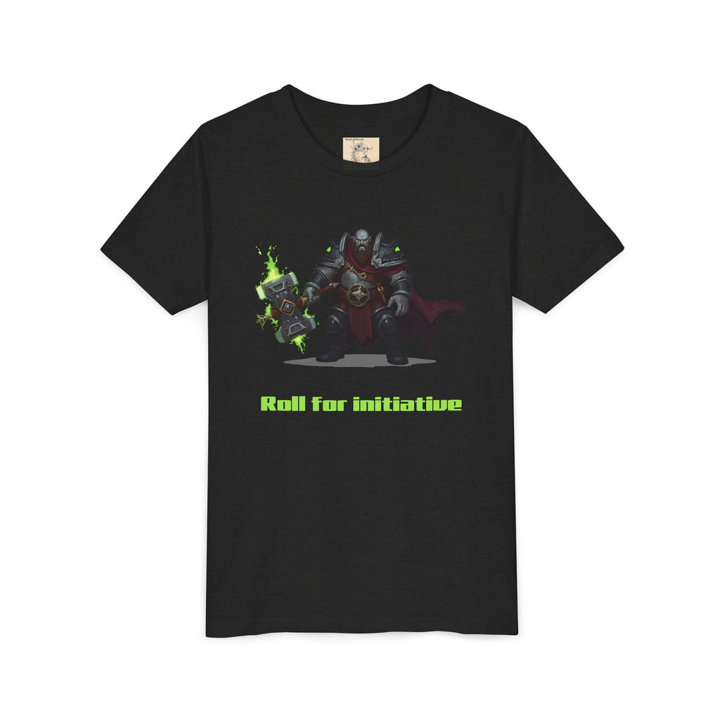 T-Shirt | 'Roll for Initiative' Fantasy RPG Character Youth Tee