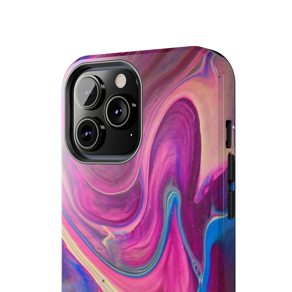 Phone Case | Protective Artistic Paint Pour Design