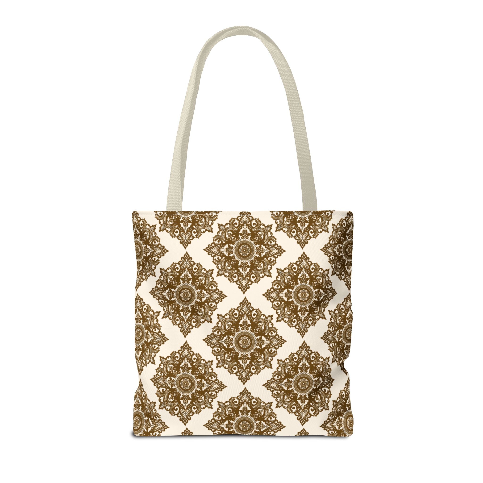 Tote Bag | Boho Gold Medallion Pattern