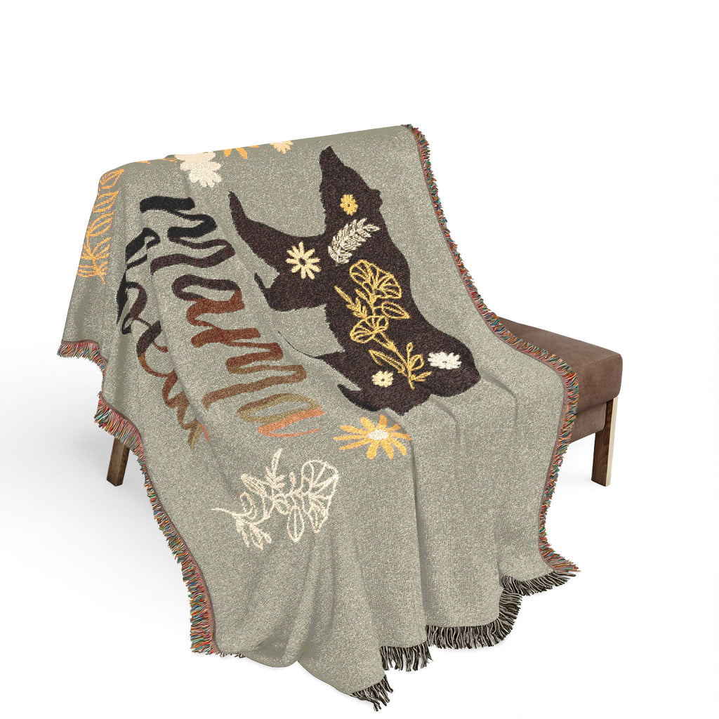 Cozy Woven Throw for Mama Bears