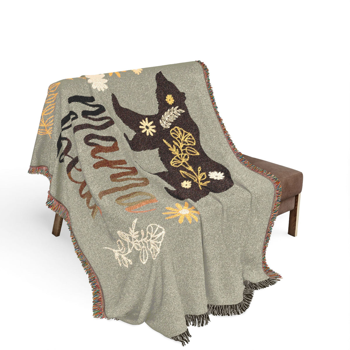 Cozy Woven Throw for Mama Bears