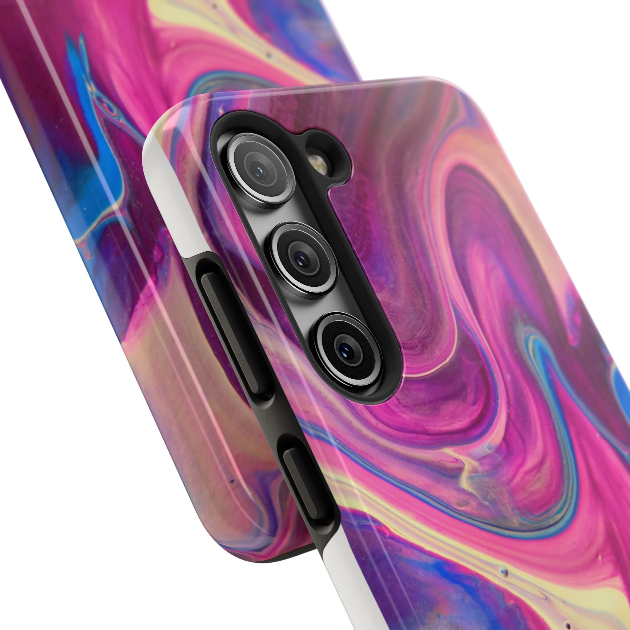 Phone Case | Protective Artistic Paint Pour Design