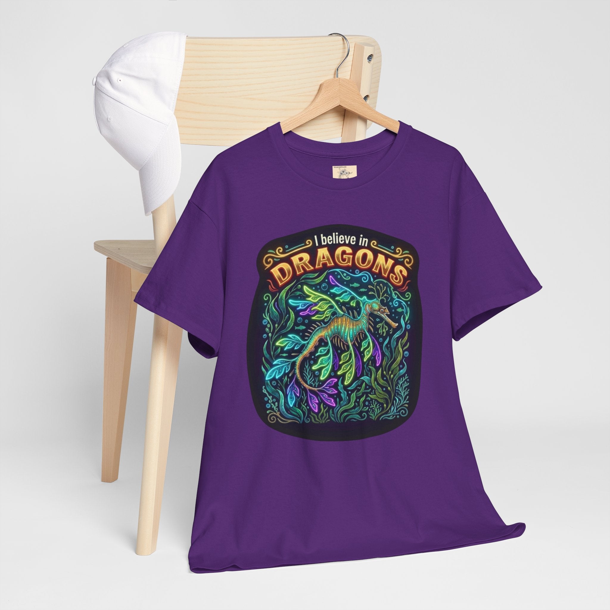 T-Shirt | 'I Believe in Dragons' Colorful Graphic Tee