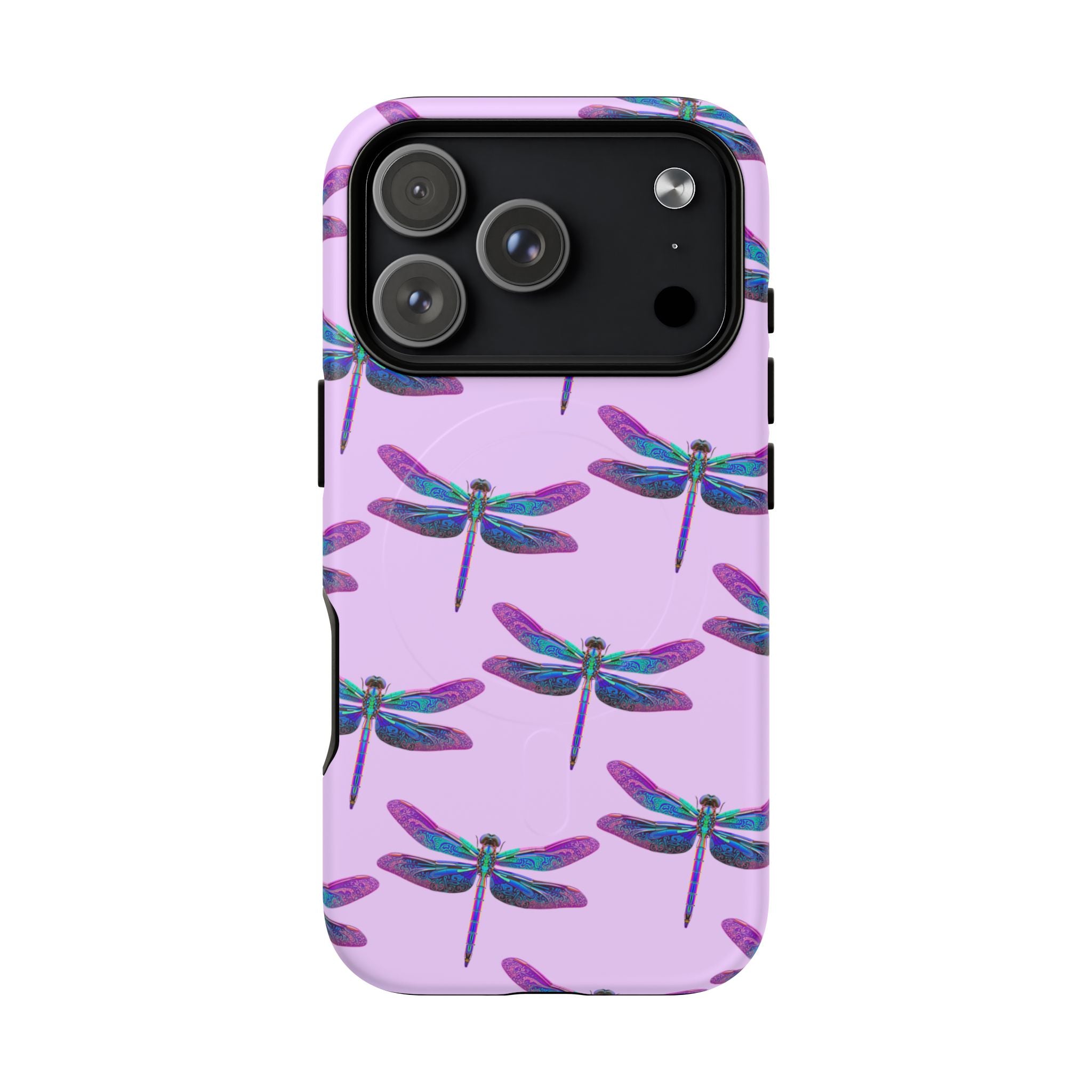 Phone Case | Blue Purple Dragonfly Tough Magnetic Case