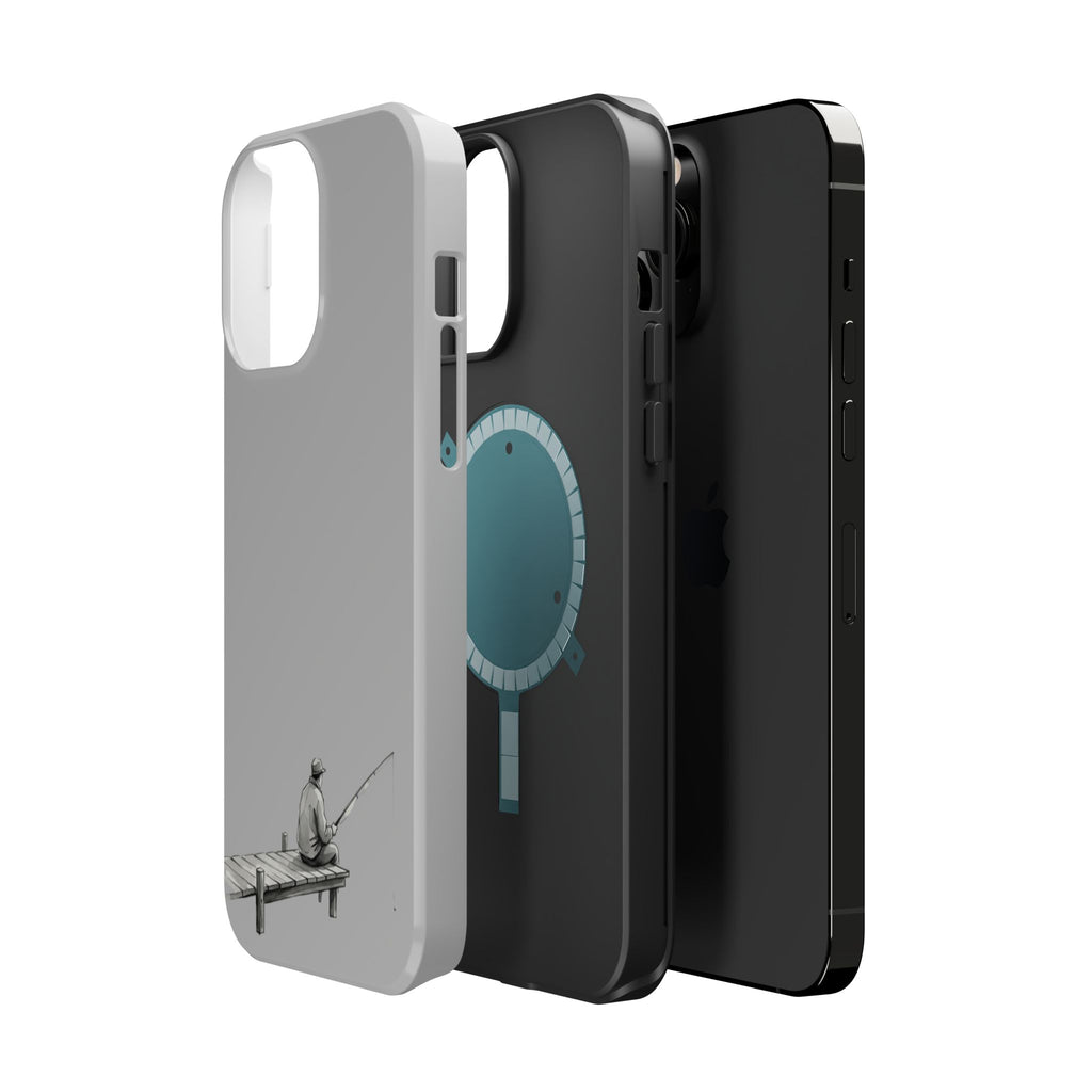 Phone Case | Fishing Dock Minimalist Magnetic Impact-Resistant Case