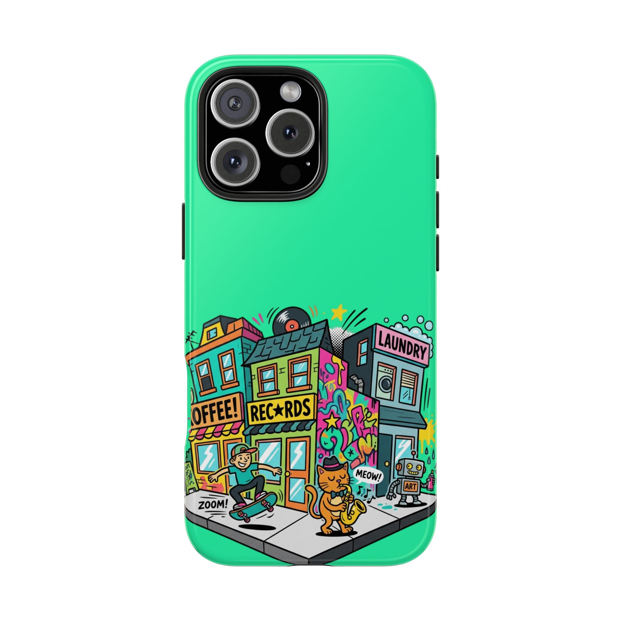 Phone Case | Tough Protective Cover with Colorful Street Art