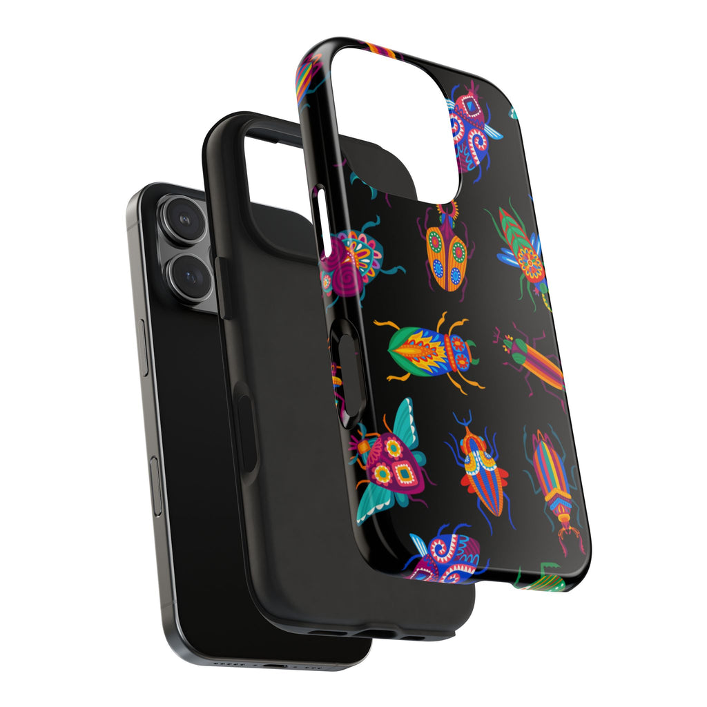 Phone Case | Neon Beetle Pattern Tough Protective Cover