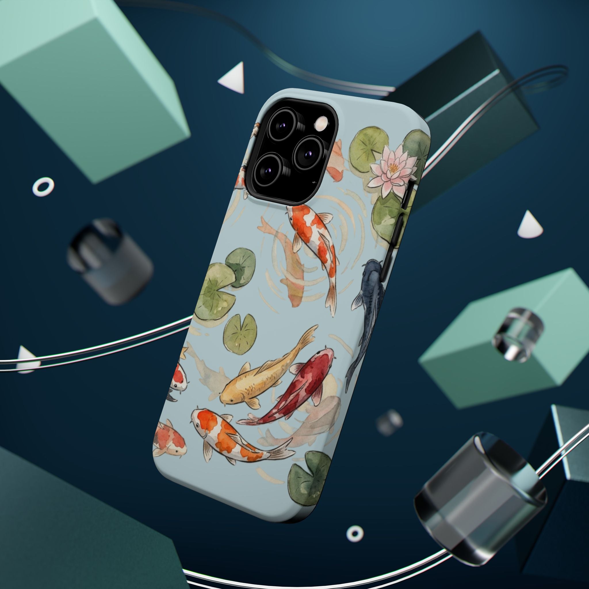Phone Case | Koi Pond Magnetic Impact-Resistant Phone Cover