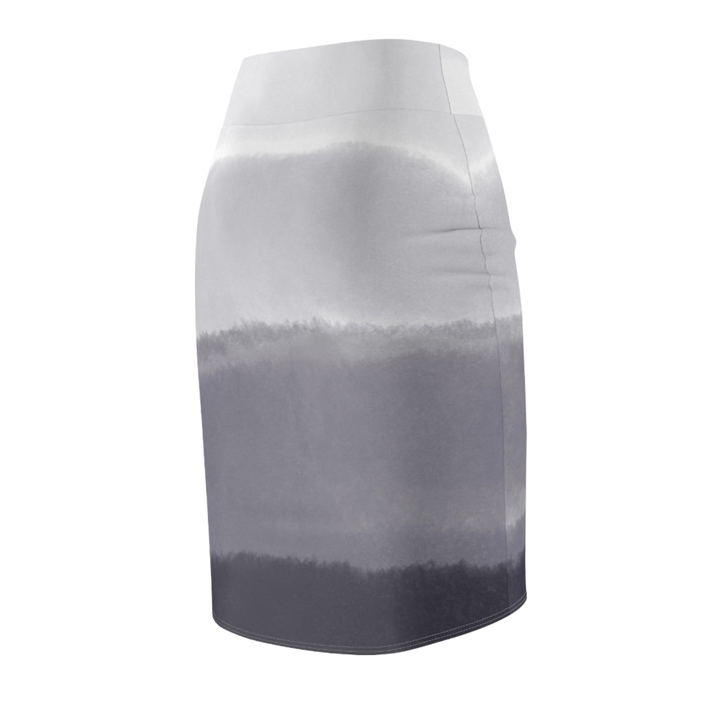 Women's Pencil Skirt | Elegant Gradient Midi
