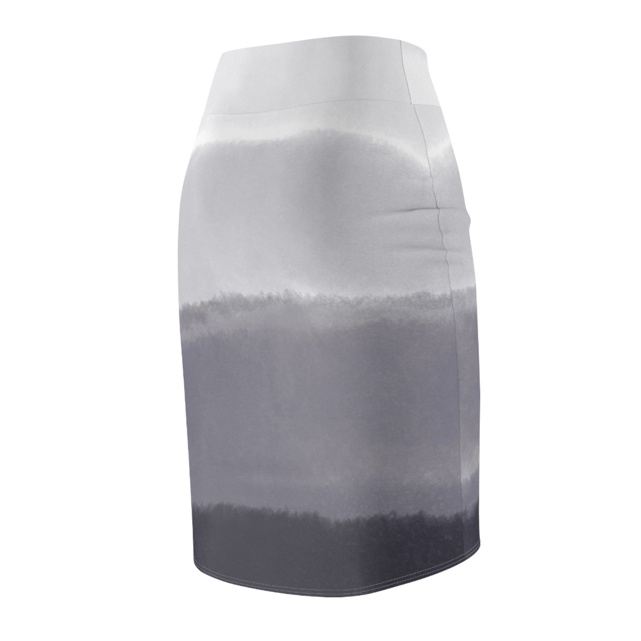 Women's Pencil Skirt | Elegant Gradient Midi