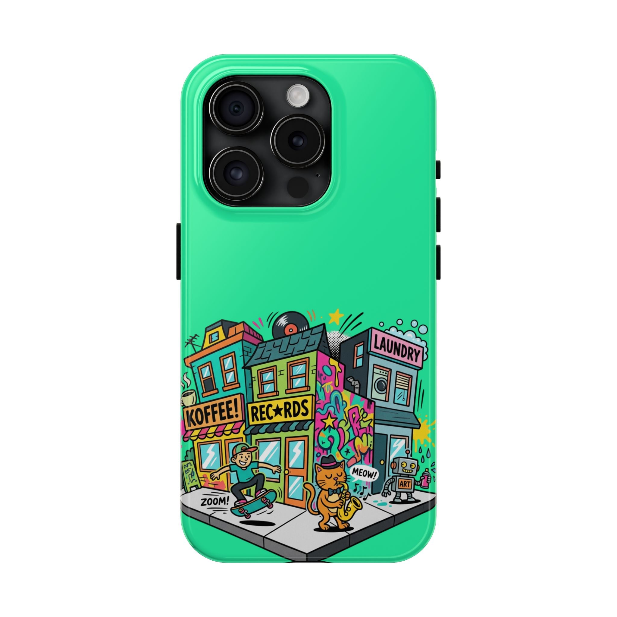 Phone Case | Tough Protective Cover with Colorful Street Art