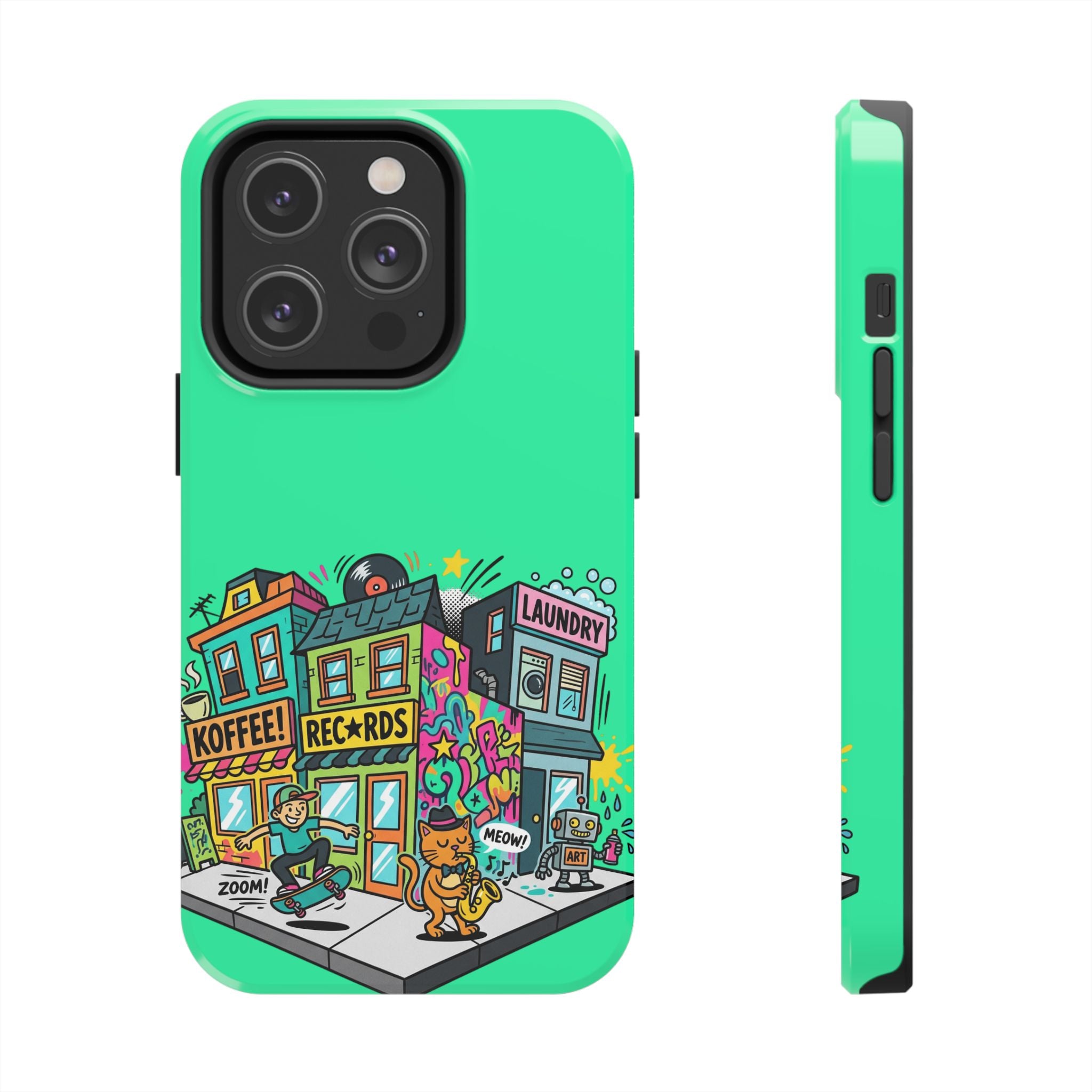 Phone Case | Tough Protective Cover with Colorful Street Art
