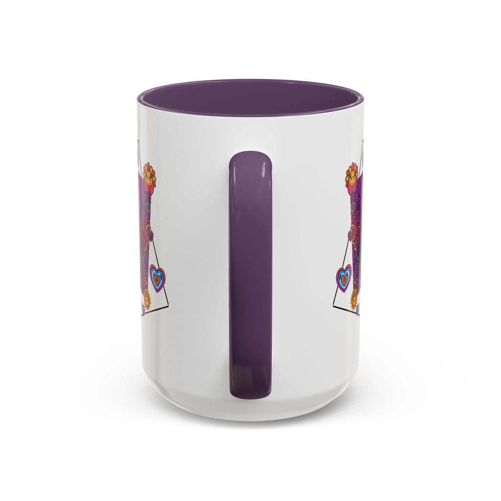 Coffee Mug | Psychedelic Lizards Accent Ceramic Mug