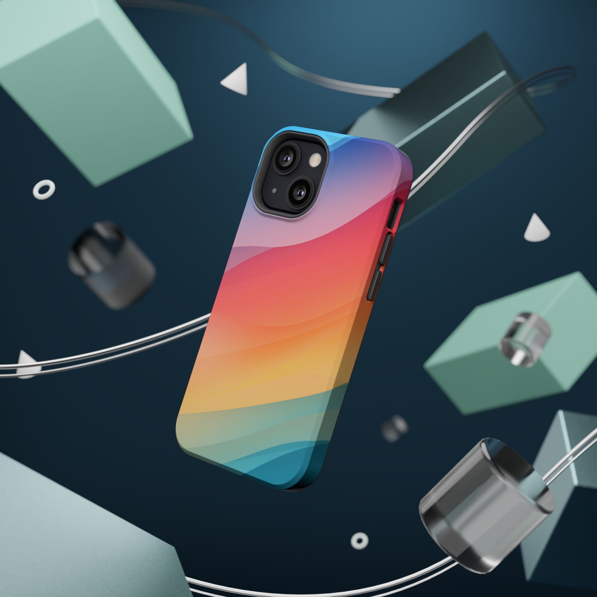 Phone Case | Gradient Sunset Magnetic Impact-Resistant Phone Shield