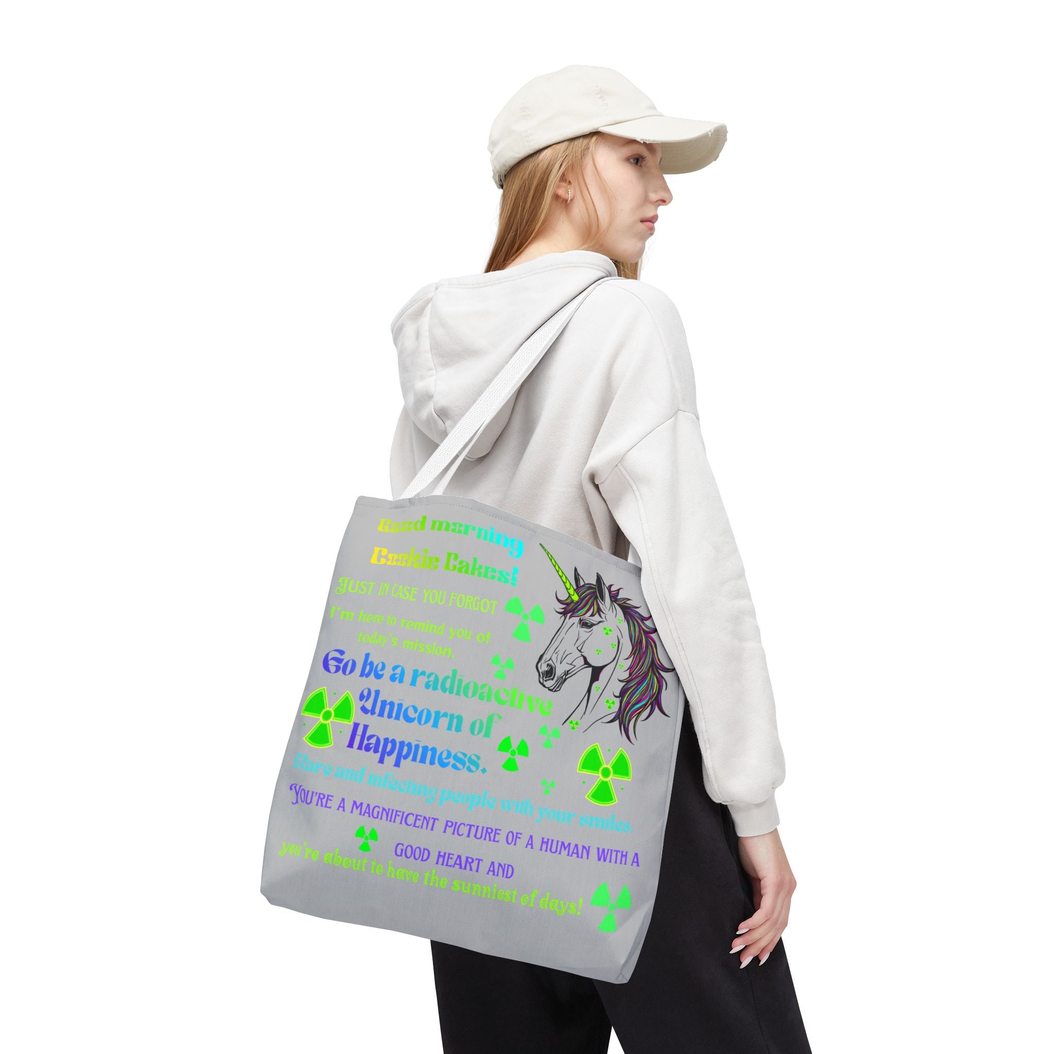 Tote Bag | Radiant Neon Graphic Tote